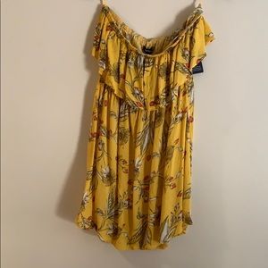 Yellow summer dress
